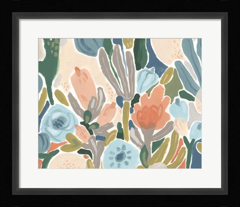 Framed Meadow Gala I Print