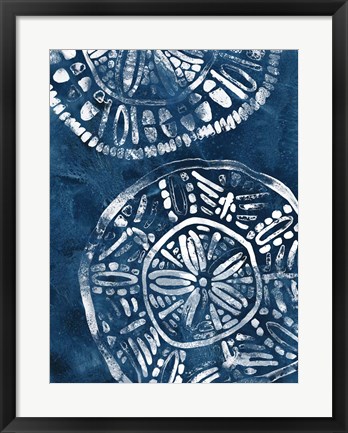 Framed Sea Batik I Print