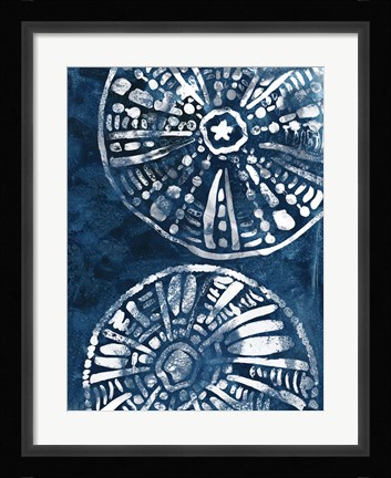 Framed Sea Batik II Print