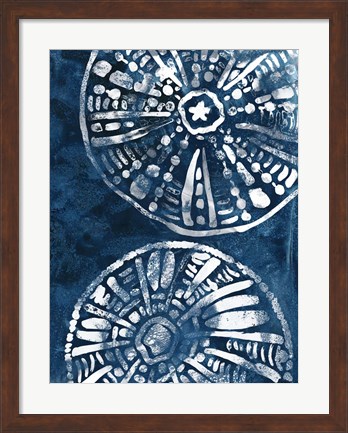 Framed Sea Batik II Print