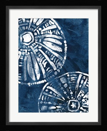 Framed Sea Batik III Print