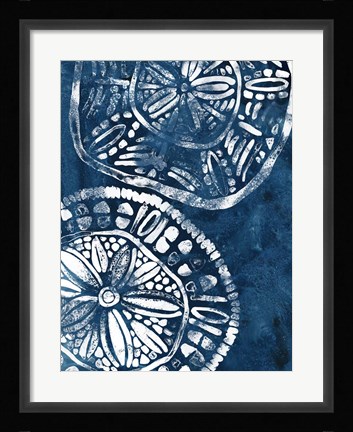 Framed Sea Batik IV Print