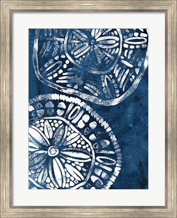 Framed Sea Batik IV Print