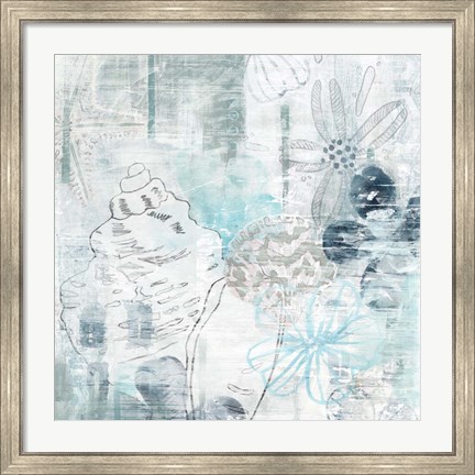 Framed Ocean Abstraction II Print