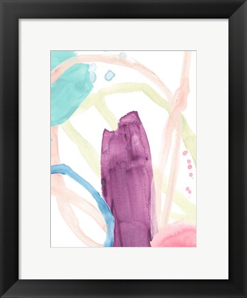 Framed Serpentine Rainbow II Print