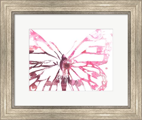 Framed Butterfly Imprint II Print