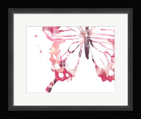 Framed Butterfly Imprint IV Print