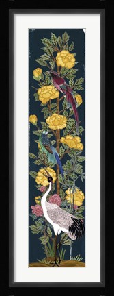 Framed Chinese Peonies III Print