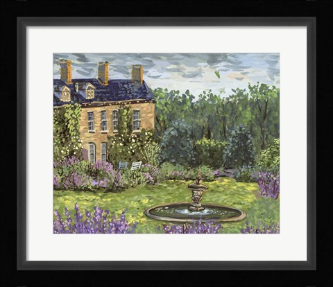 Framed Lavender Lane II Print