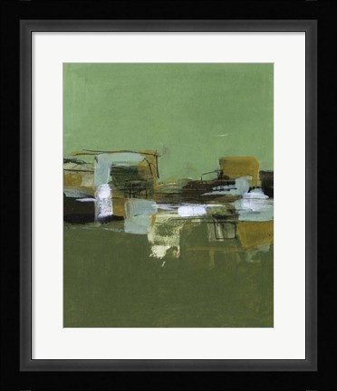 Framed Abstract Village II Print
