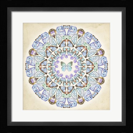 Framed Prosperity Mandala III Print