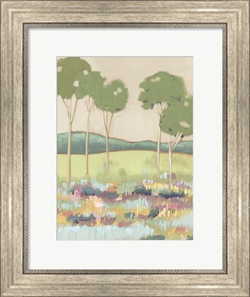 Framed Shades of Trees II Print