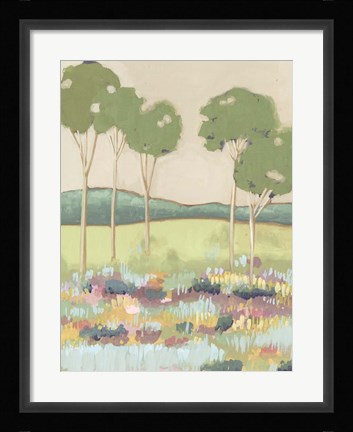 Framed Shades of Trees II Print
