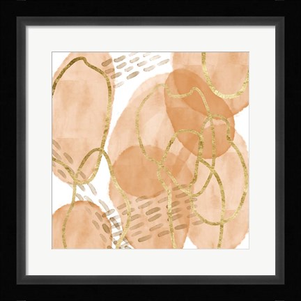 Framed Sunset Drift I Print