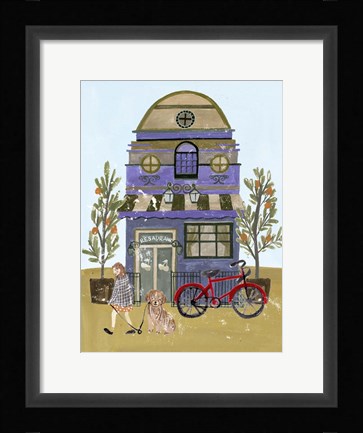 Framed Local Cafe IV Print