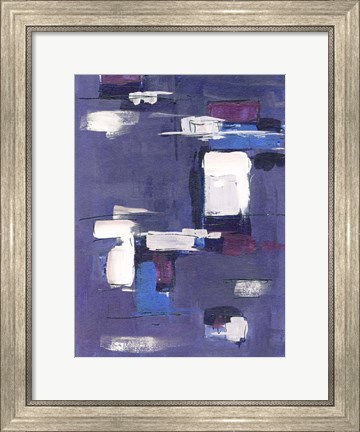 Framed Blue Mountains Abstract I Print
