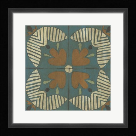 Framed Fraser Tile II Print