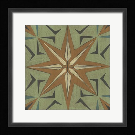 Framed Fraser Tile III Print