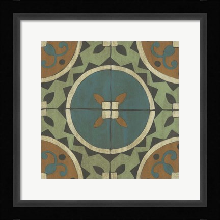 Framed Fraser Tile IV Print