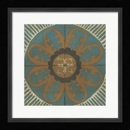 Framed Fraser Tile VII Print