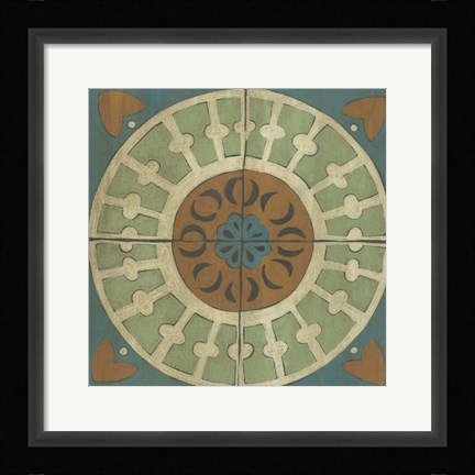 Framed Fraser Tile IX Print