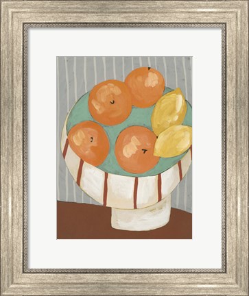 Framed Modern Fruit IV Print