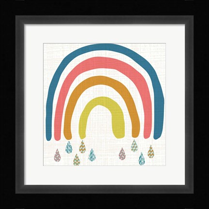 Framed Rainbow Day I Print