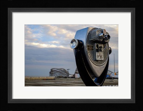 Framed Amusement Park, Wildwood New Jersey Print