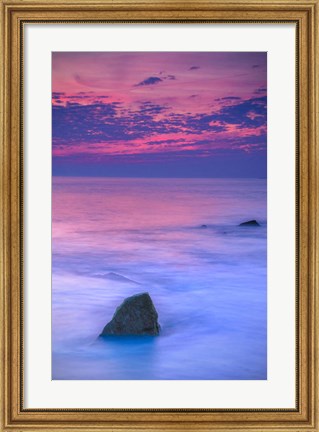 Framed Scenic Cape May Beach 2, Cape May NJ Print