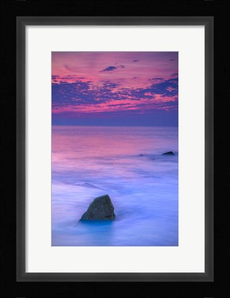 Framed Scenic Cape May Beach 2, Cape May NJ Print
