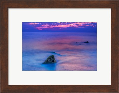 Framed Scenic Cape May Beach 3, Cape May NJ Print