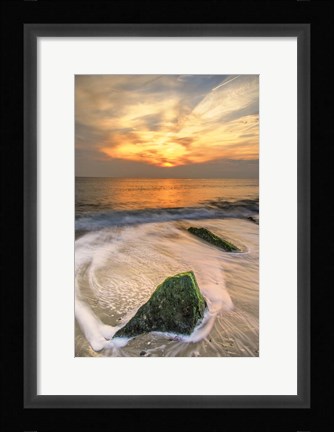 Framed Scenic Cape May Beach 4, Cape May NJ Print