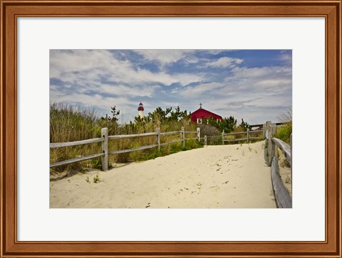 Framed Beach Path, Cape May NJ Print