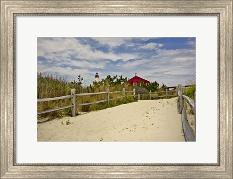 Framed Beach Path, Cape May NJ Print