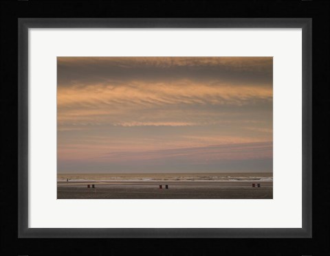 Framed Wildwood Beach Sunset, NJ Print