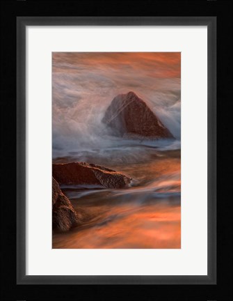Framed Wave Crashing, Cape May, NJ Print