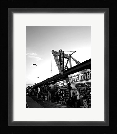 Framed 99 Cents - Boardwalk, Wildwood NJ Print