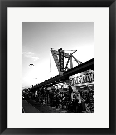 Framed 99 Cents - Boardwalk, Wildwood NJ Print