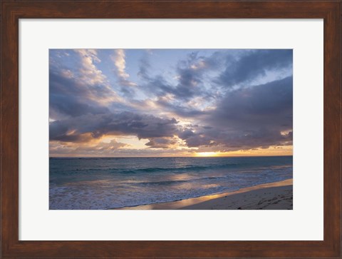 Framed Sunrise, Bavaro Beach, Print