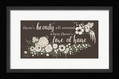 Framed Love At Home Print