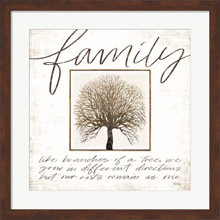 Framed Family Tree Print