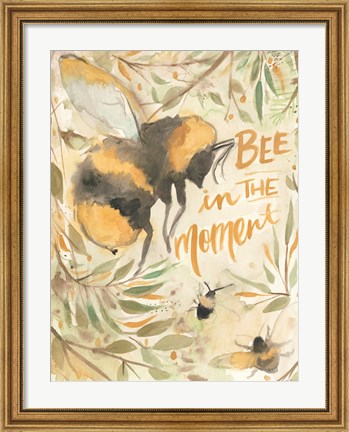 Framed Bee in the Moment Print