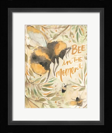 Framed Bee in the Moment Print