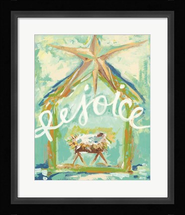 Framed Rejoice Print