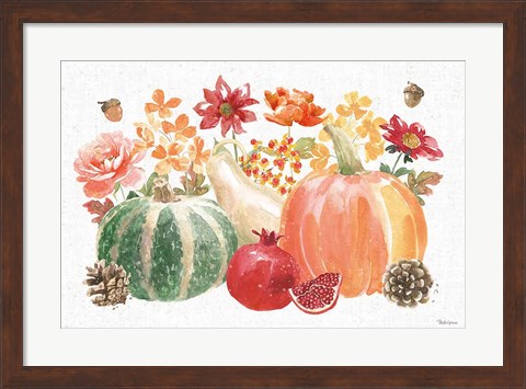 Framed Harvest Bouquet IV Print