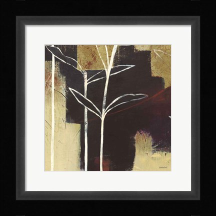 Framed Sun Stems Tile III Print