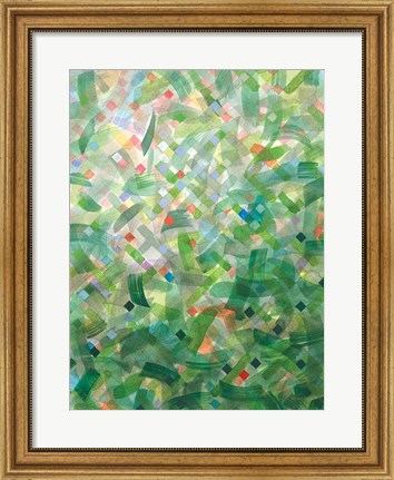 Framed Jungle Abstract II Print