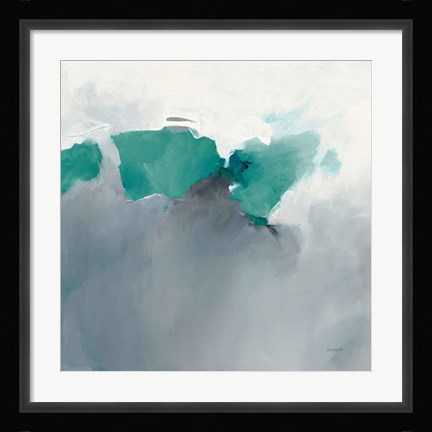 Framed Dark to Light Peacock Print