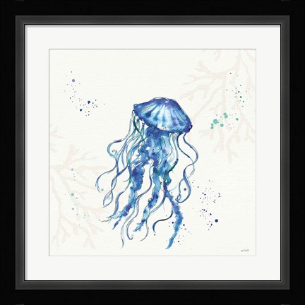 Framed Deep Sea V No Words Print