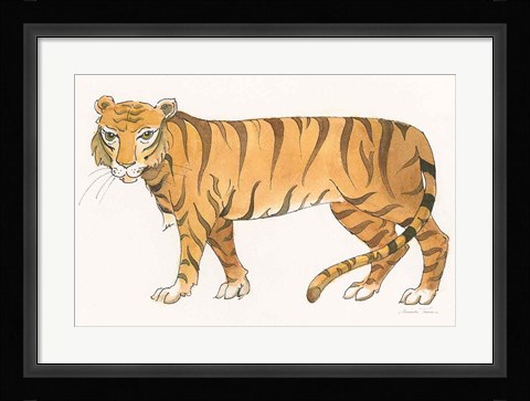 Framed Big Cats IV Print